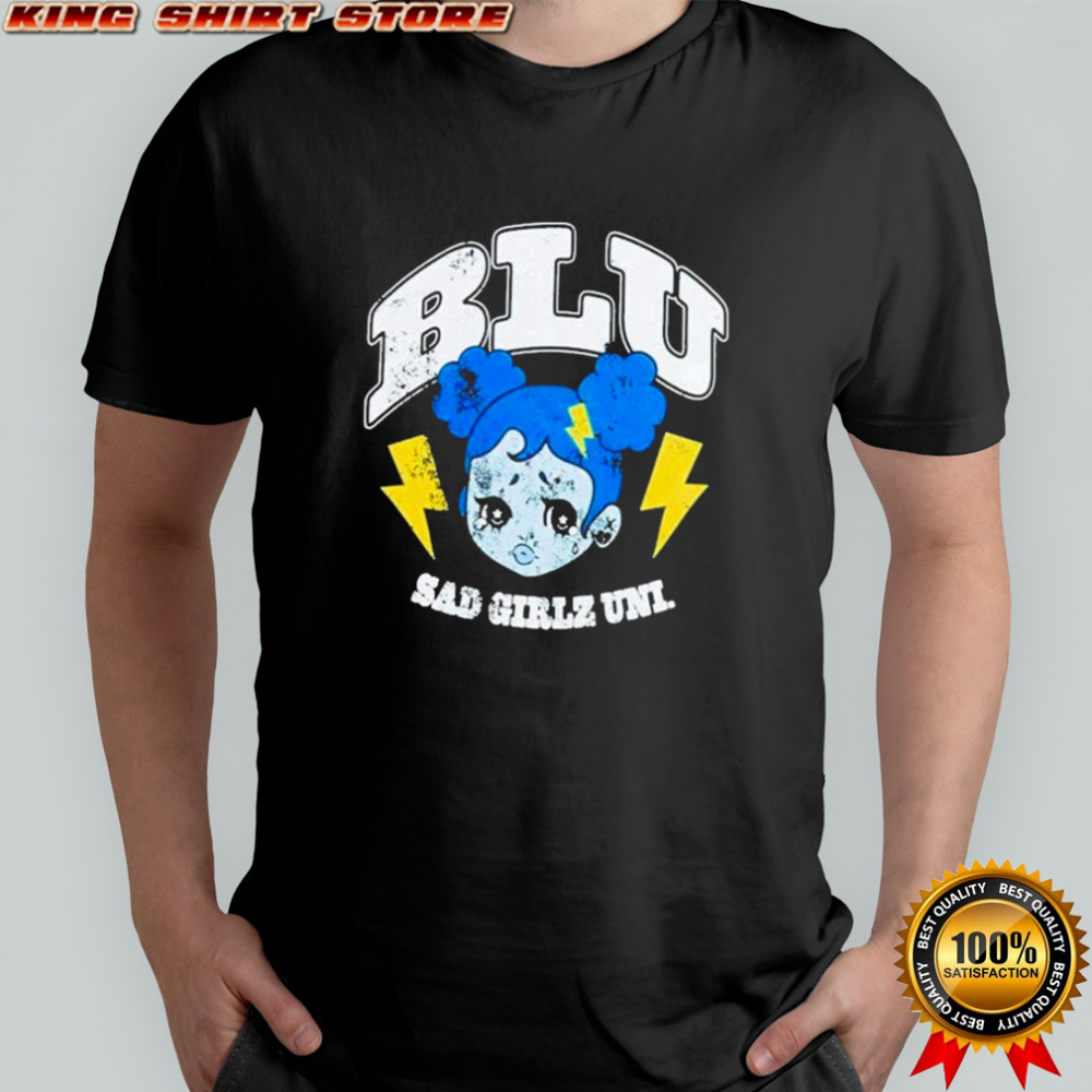 BLU Sad Girlz Uni Boyfriend T-Shirt