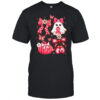 Breast Cancer Ghost Coquette Pink Ribbon Halloween Pumpkin shirt