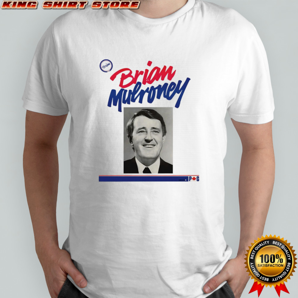 Brian Mulroney poster vintage shirt