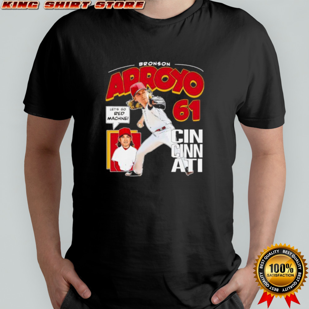 Bronson Arroyo Cincinnati Comic 61 shirt