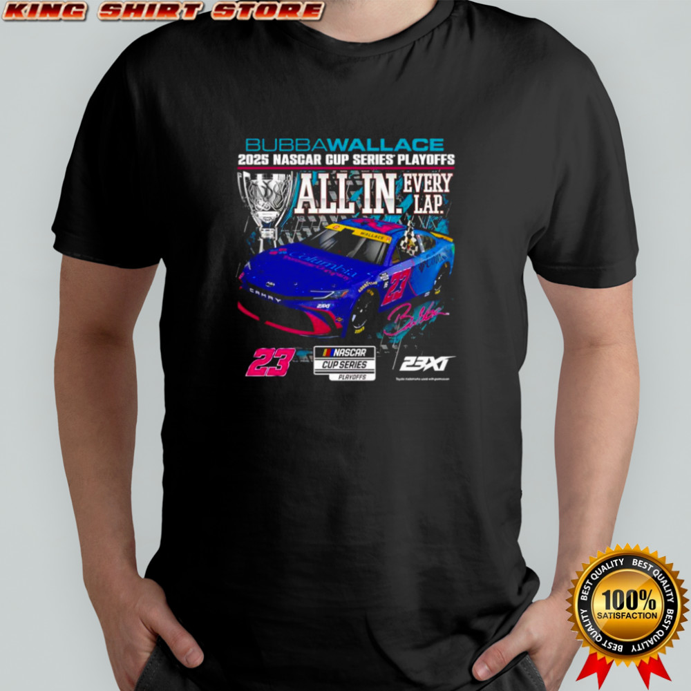 Bubba Wallace 23XI Racing 2025 NASCAR Cup Series Playoffs shirt