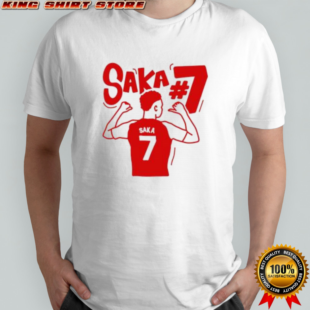 Bukayo Saka Arsenal Illustrated Graphic shirt