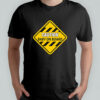 Caution baby on board shirt