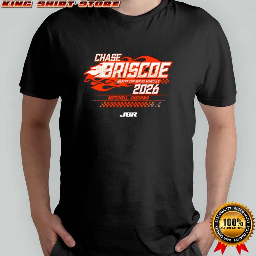 Chase Briscoe Nascar Cup Series Schedule 2026 Mitchell Indian shirt