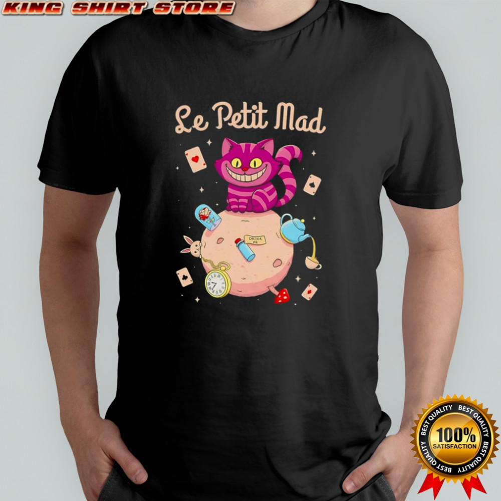 Cheshire Cat Alice in Wonderland Le petit mad cartoon chacter shirt