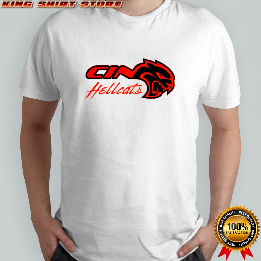 Cincinnati Bearcats Dodge Hellcat logo shirt