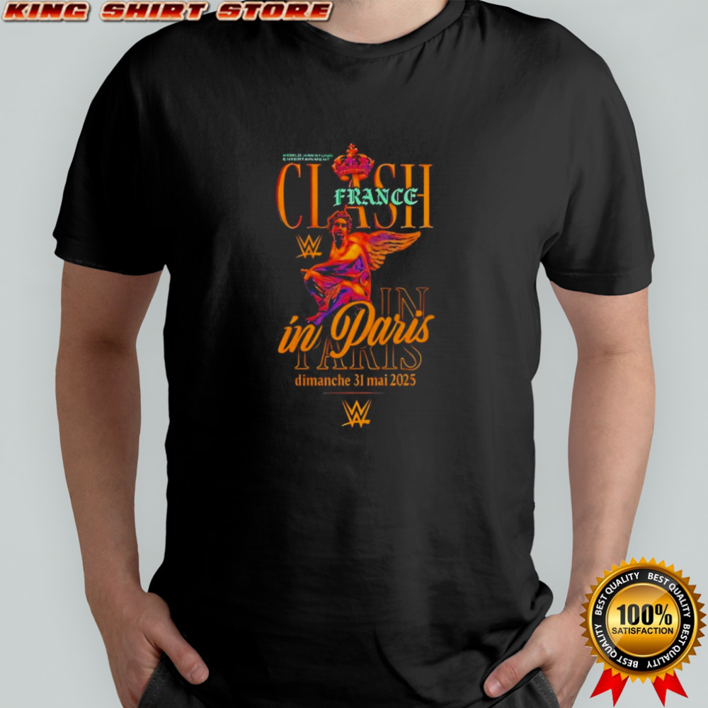 Clash in Paris france Wrestling Event 2025 shirt