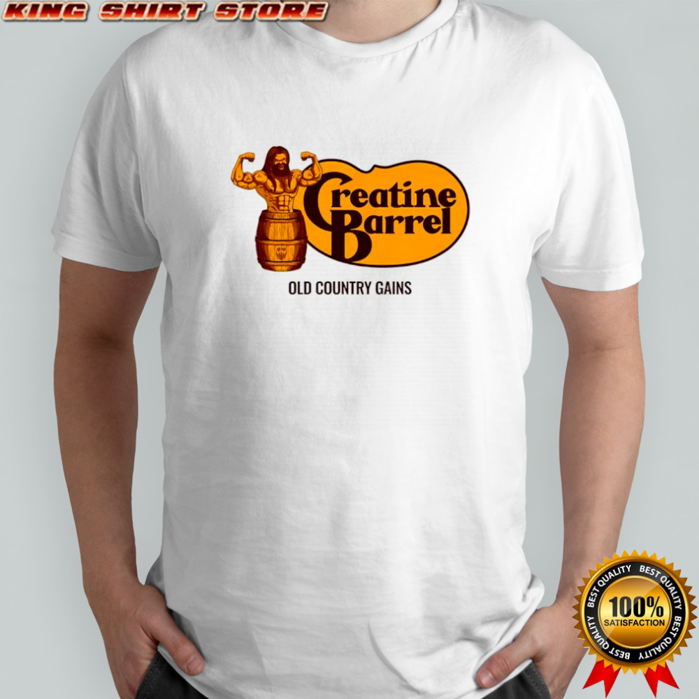 Creatine Barrel gym shirt