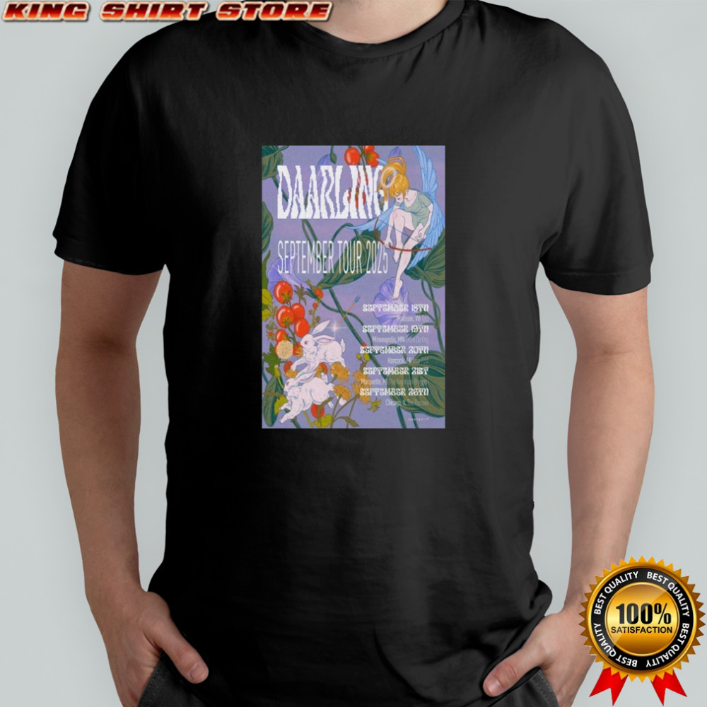 Daarling September Tour 2025 Bunny T-shirt