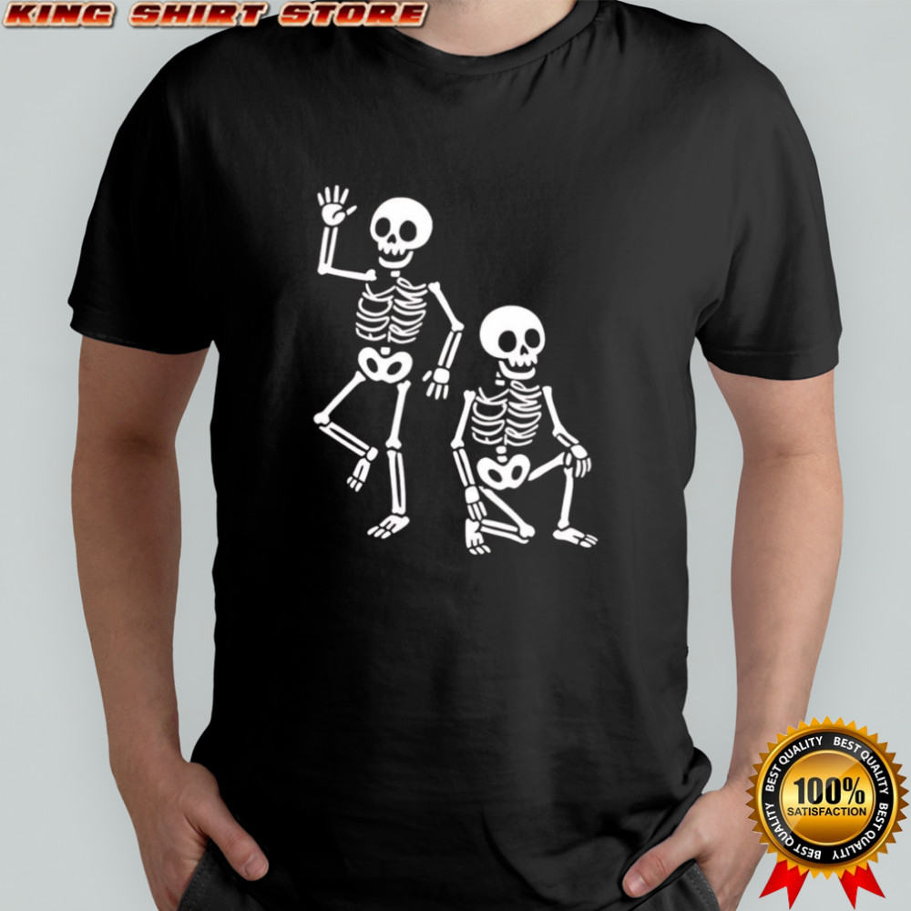 Dancing skeleton fuck Trump Halloween shirt