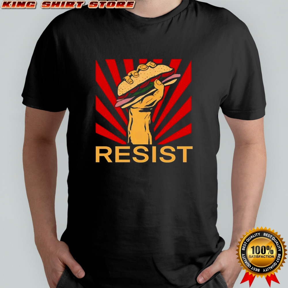 DC Resistance Sandwich hero shirt