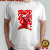 Dennis Rodman basketball superstar pose graphic shirt