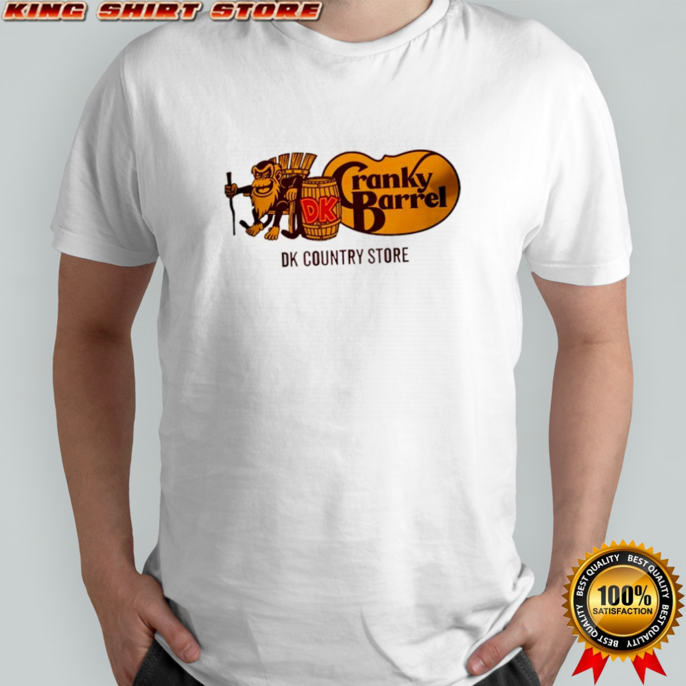 Donkey Kong DK Cracker Barrel logo shirt