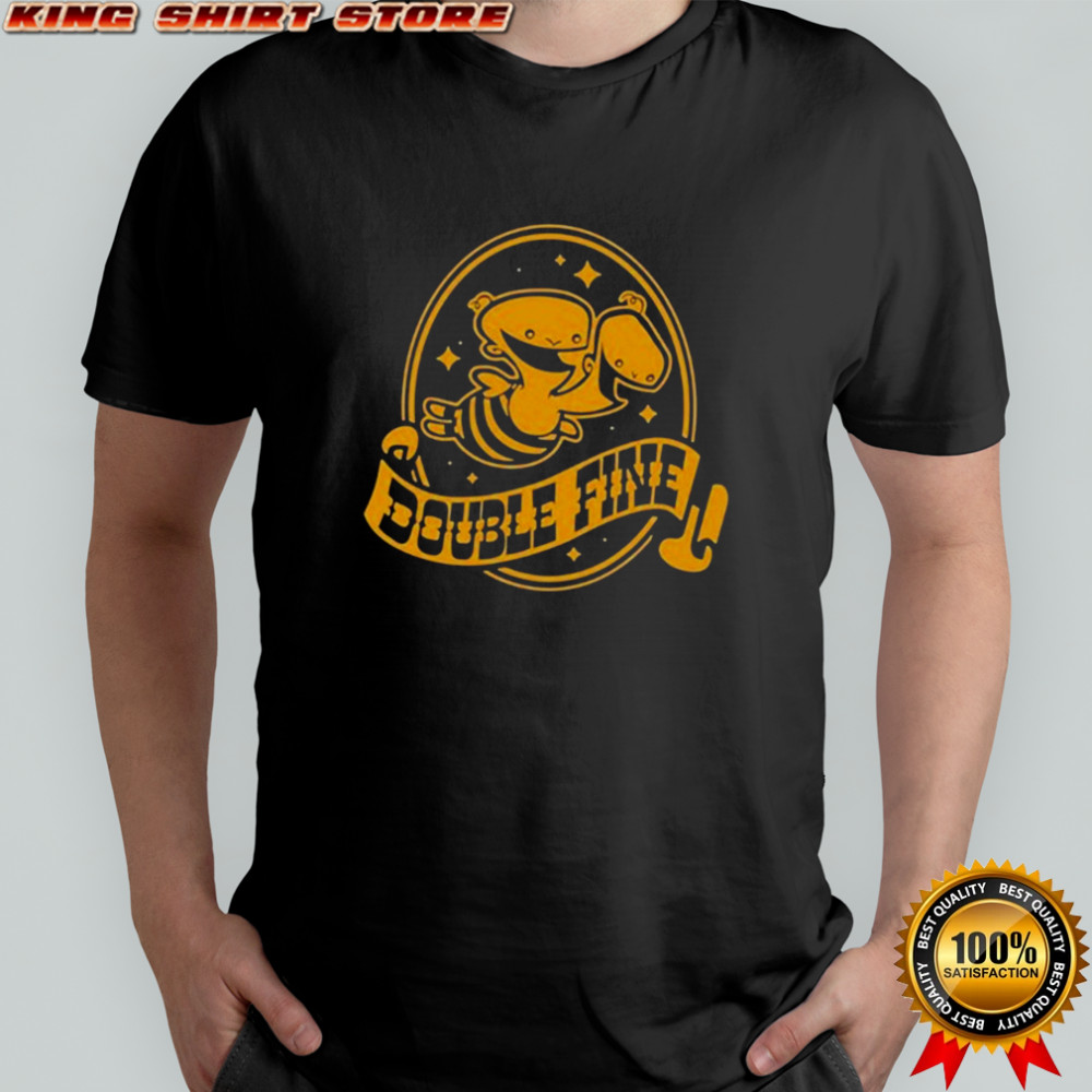 Double Fine Golden Two-Headed Baby T-shirt
