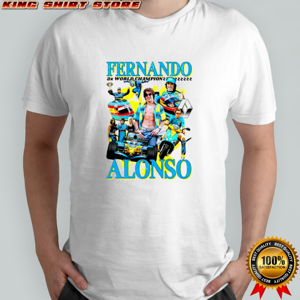 Fernando Alonso 2X World Champion shirt