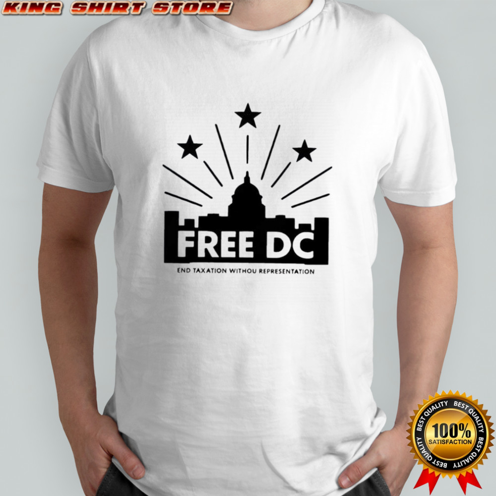 Free DC Statehood Washington DC Equality And Justice T-Shirt