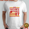 Game day Go Taylor’s Fiance Chiefs number 87 shirt