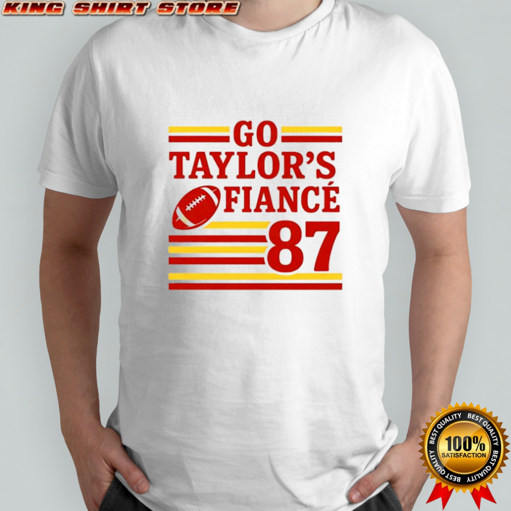 Game day Go Taylor’s Fiance Chiefs number 87 shirt