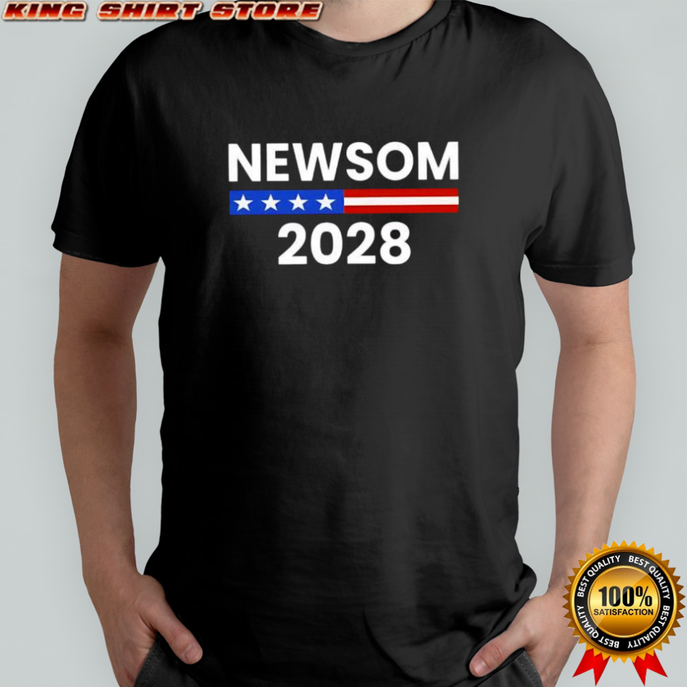 Gavin Newsom 2028 California Democrat Support shirt