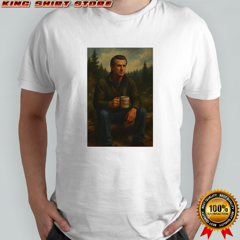 Gavin Newsom MAGA tears shirt