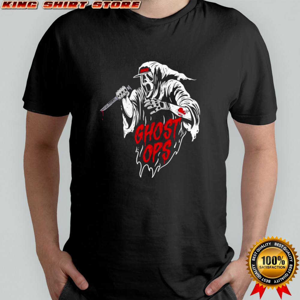 Ghostface Ghost Ops Boo Knife T-Shirt