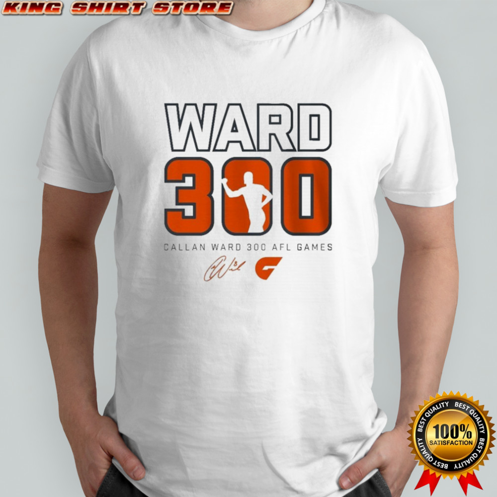 Giants FC Callan Ward 300 AFL Games T-shirt