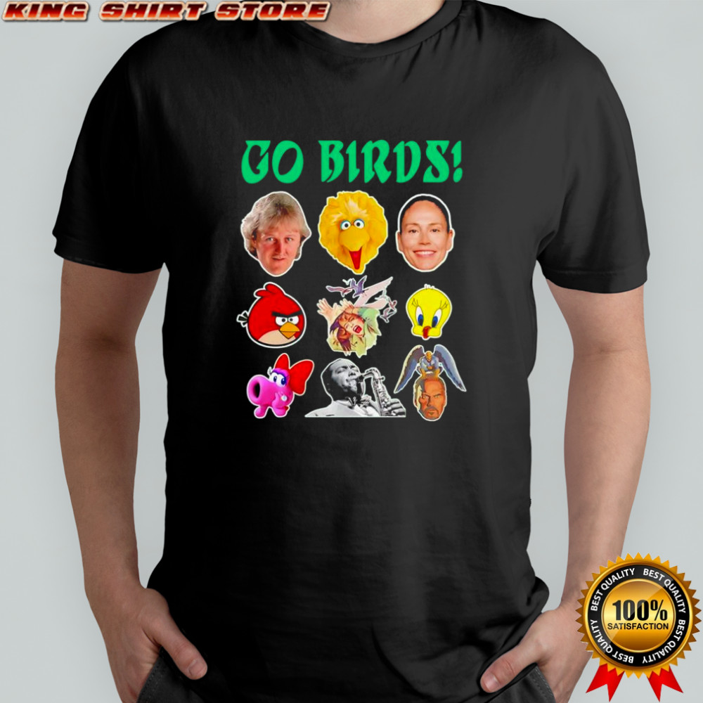 Go Birds mashup graphic shirt