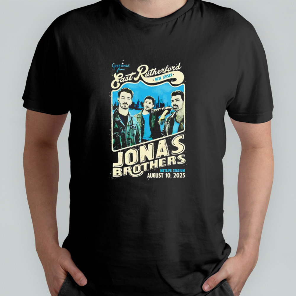Greetings From Your Hometown New Jersey City Jonas Brothers shirt