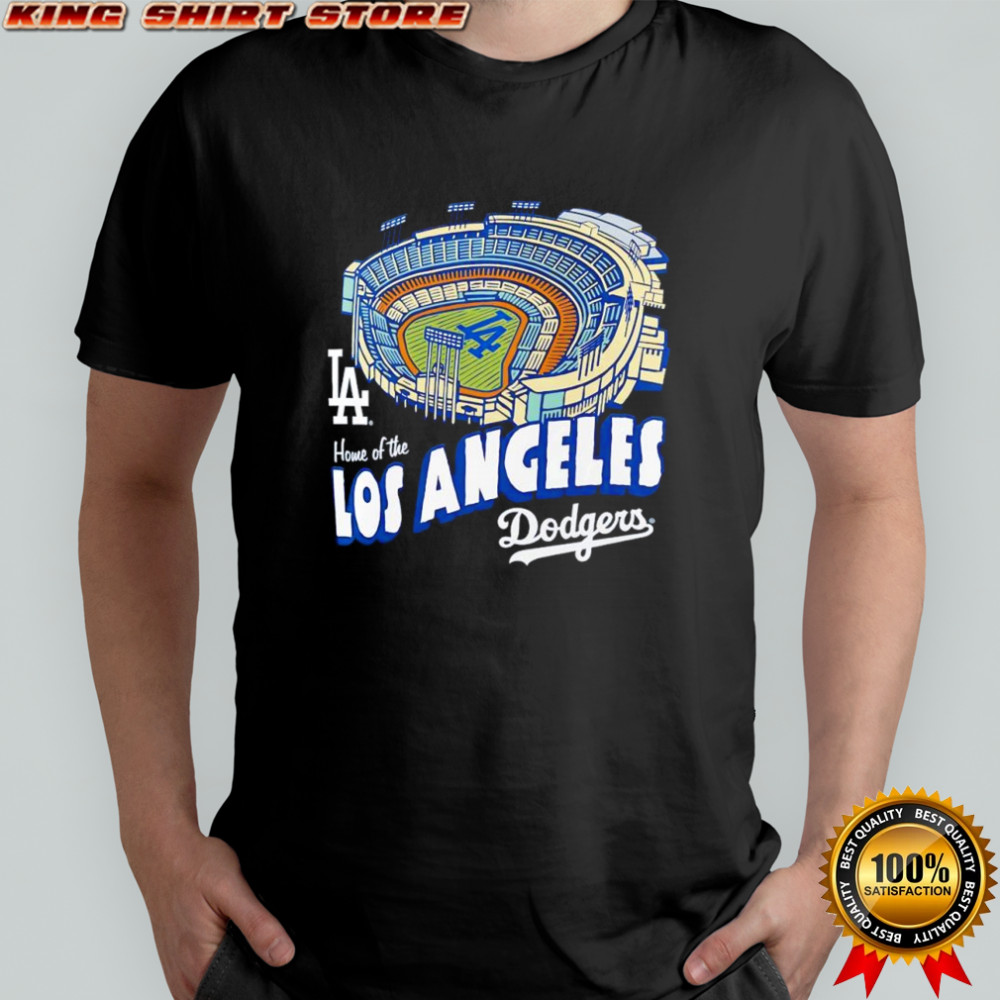 Home of the Los Angeles Dodgers Royal sadium graphic shirt