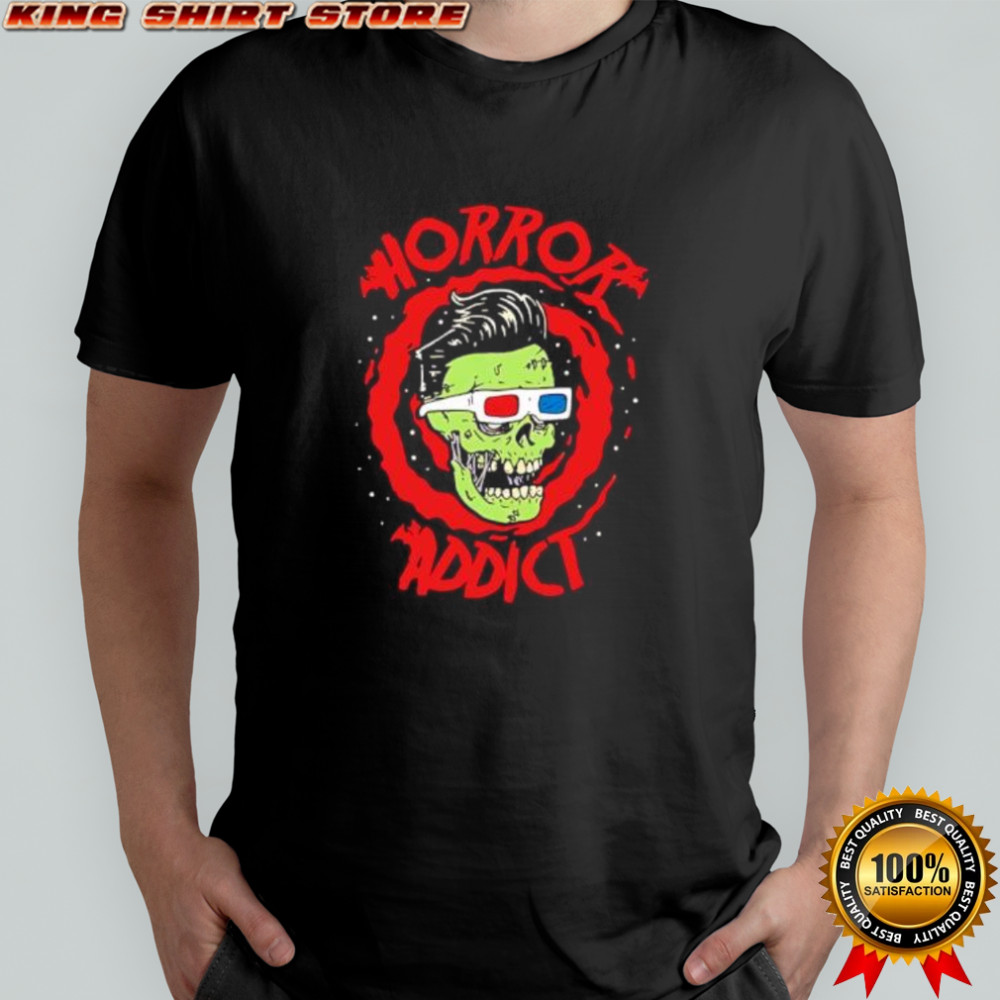 Horror Movie Addict Scary Halloween shirt