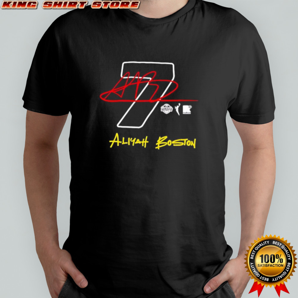 Indiana Fever Aliyah Boston 7 Signature shirt