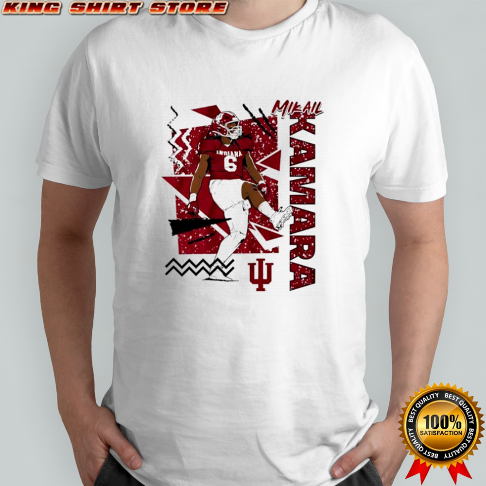 Indiana Hoosiers football Mikail Kamara 90s style shirt