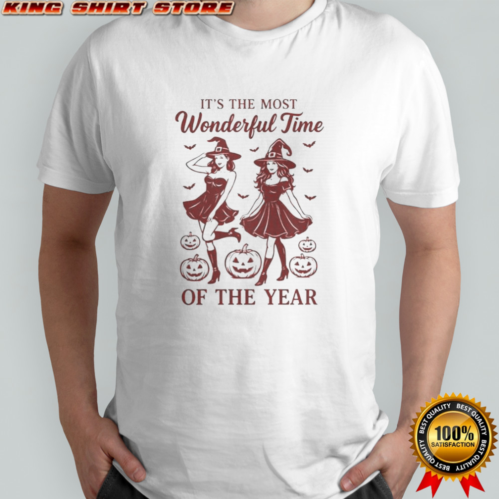 It’s The Most Wonderful Time Of The Year Halloween Witch T-Shirt