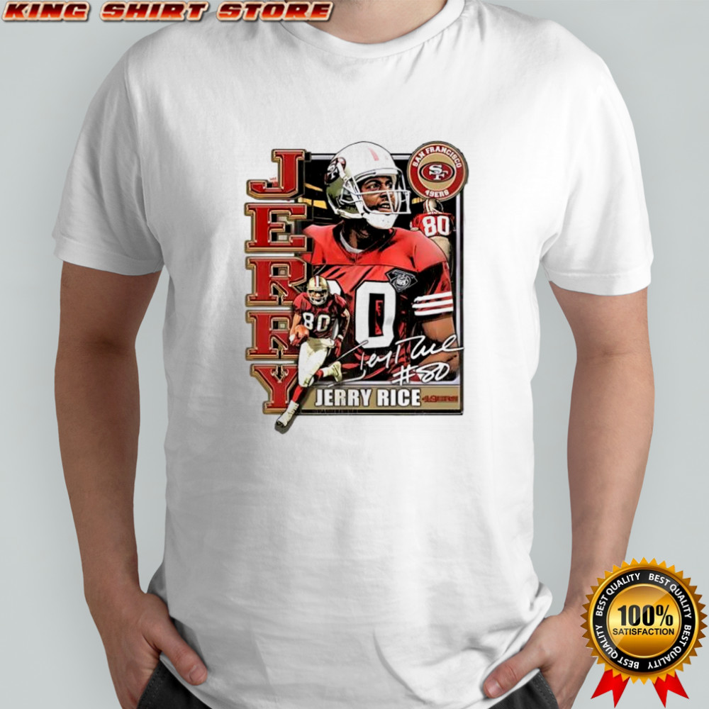 Jerry Rice San Francisco 49ers signature vintage shirt
