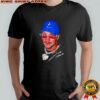 Josh Allen Buffalo Bills football retro style signature shirt
