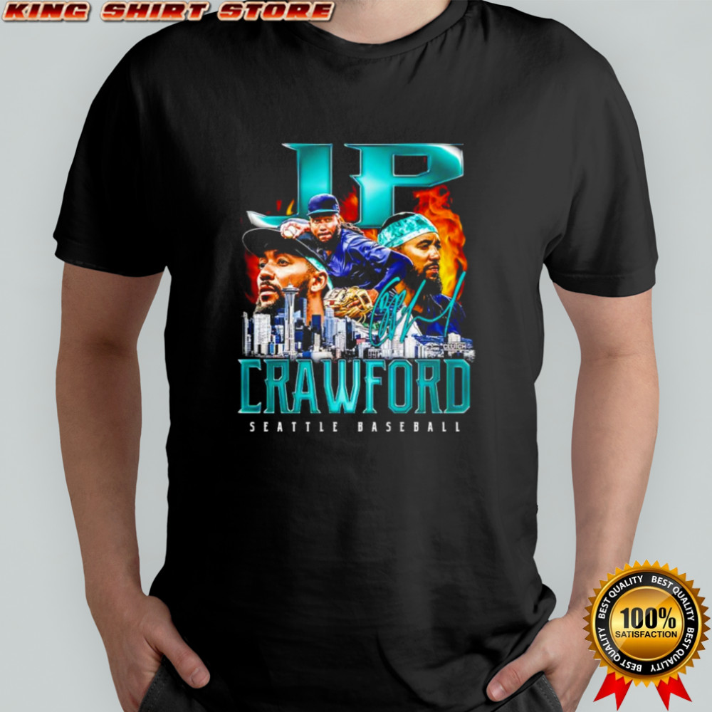 JP Crawford Seattle Mariners baseball retro flair signature shirt