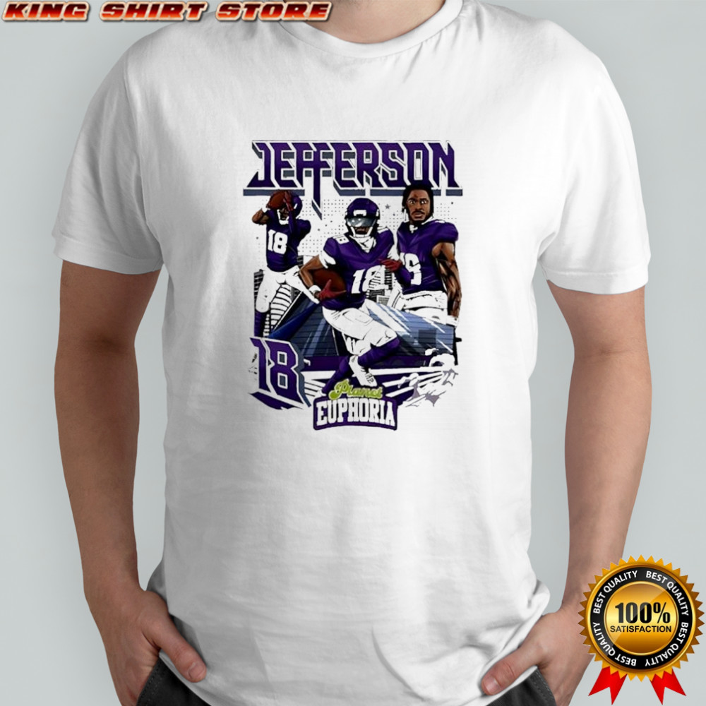 Justin Jefferson 18 NFL Minnesota Vikings Player shirt