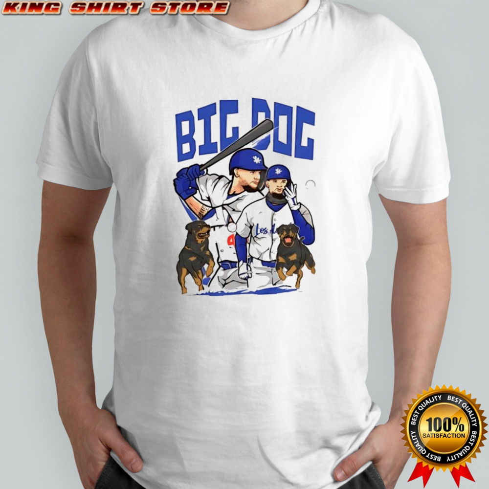 Los Angeles Dodgers baseball the big dog vintage graphic shirt
