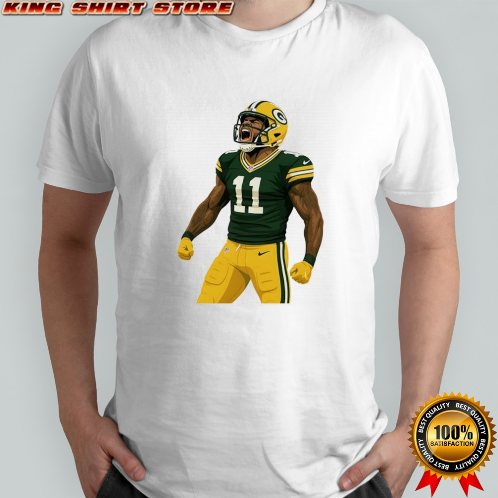 Micah Parsons Green Bay football beast mode linebacker graphic shirt