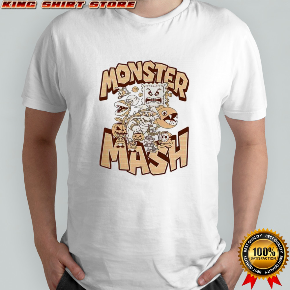 Monster Mash Halloween style game villain shirt