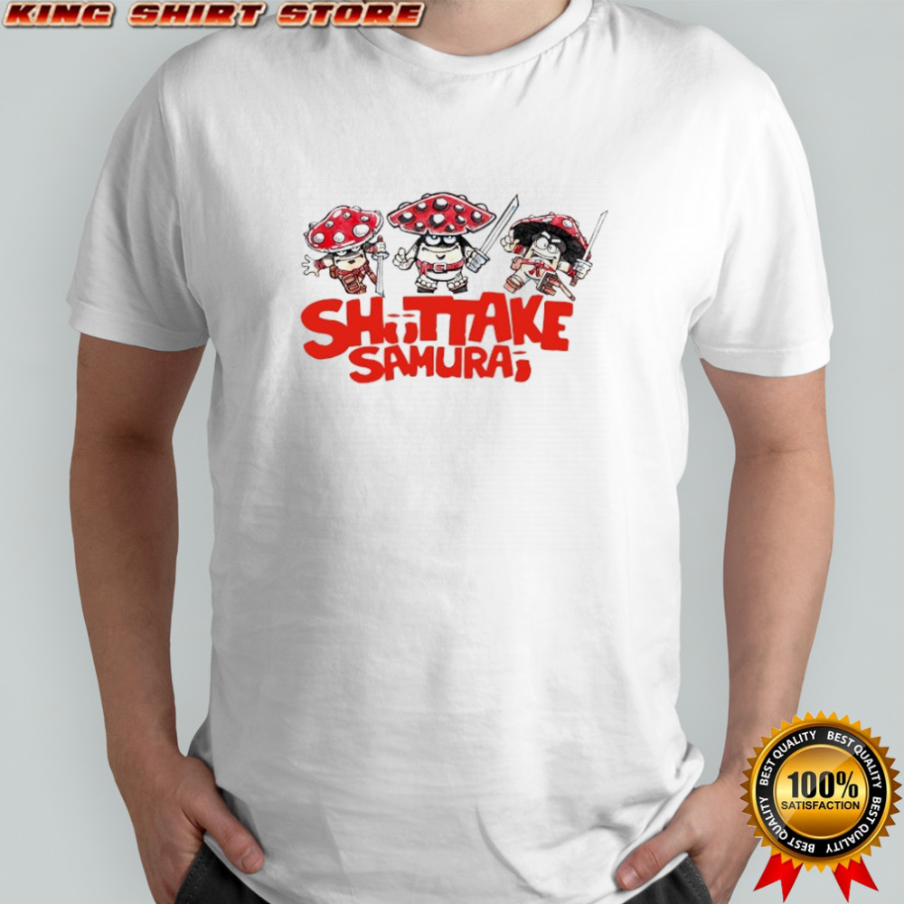 Mushroom Warrior Shittake Samurai shirt