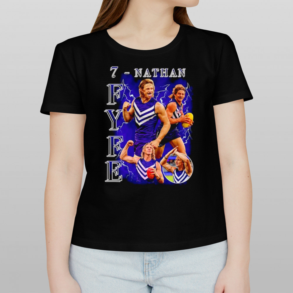 Nathan Fyfe #7 lightning bootleg shirt