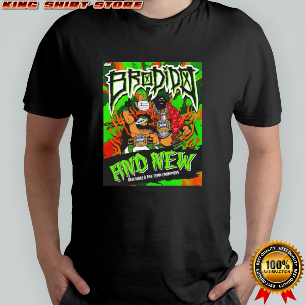 New AEW World Tag Team Champions Brodido shirt