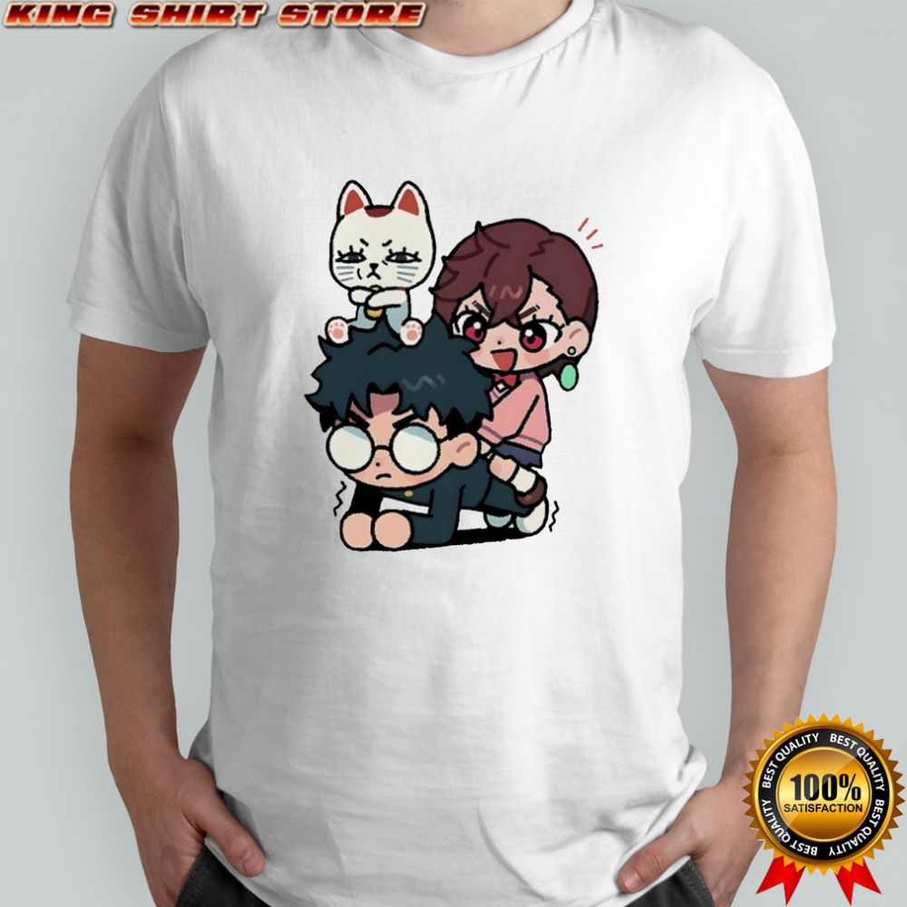 Okarun and Momo cartoon shirt