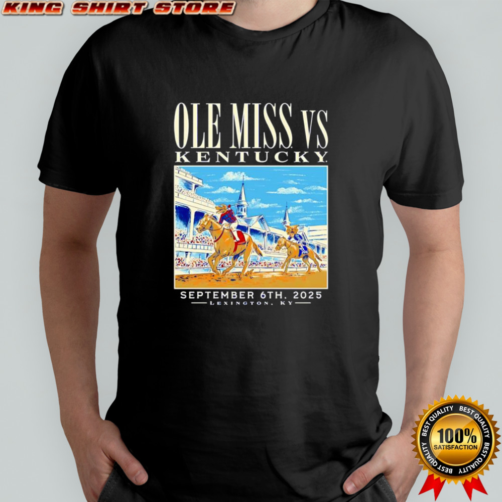 Ole Miss Rebels vs Kentucky Wildcats football game day 2025 shirt