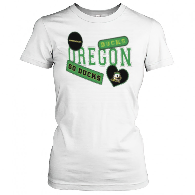 Oregon Ducks Go Ducks heart shirt