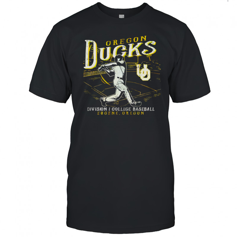 Oregon Ducks Green Big Ten Baseball retro shirt