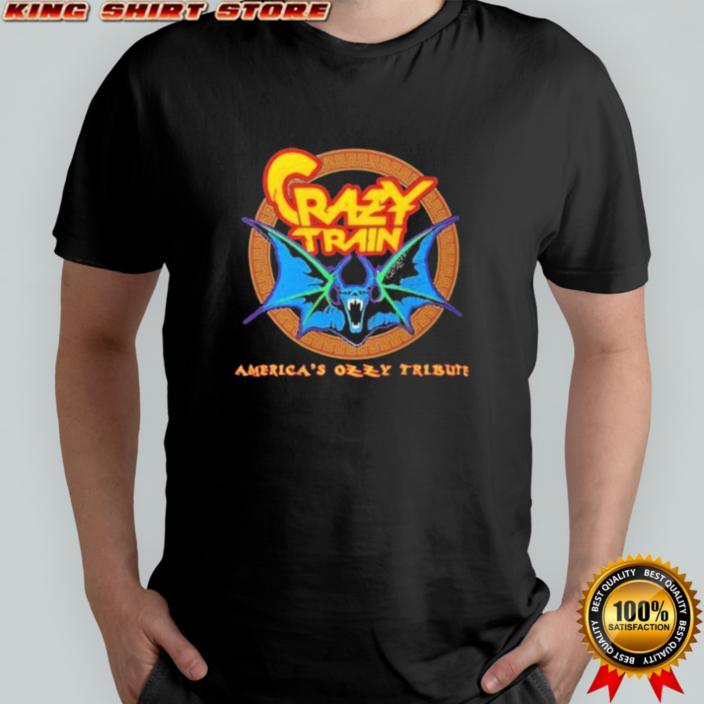 Ozzy Osbourne Crazy Train America’s Ozzy Tribute Bat T-shirt