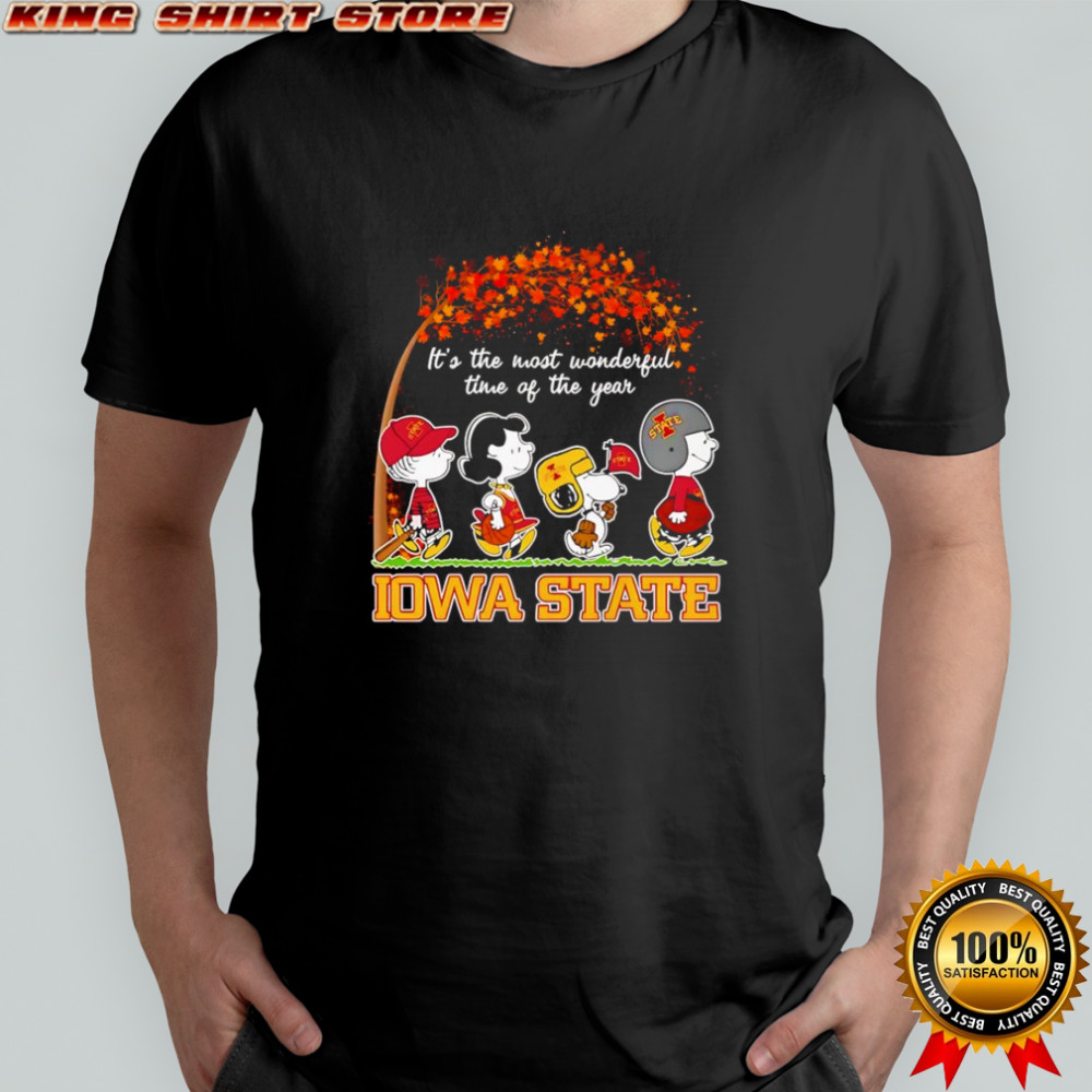 Peanuts it’s the most wonderful time of the year Iowa State shirt
