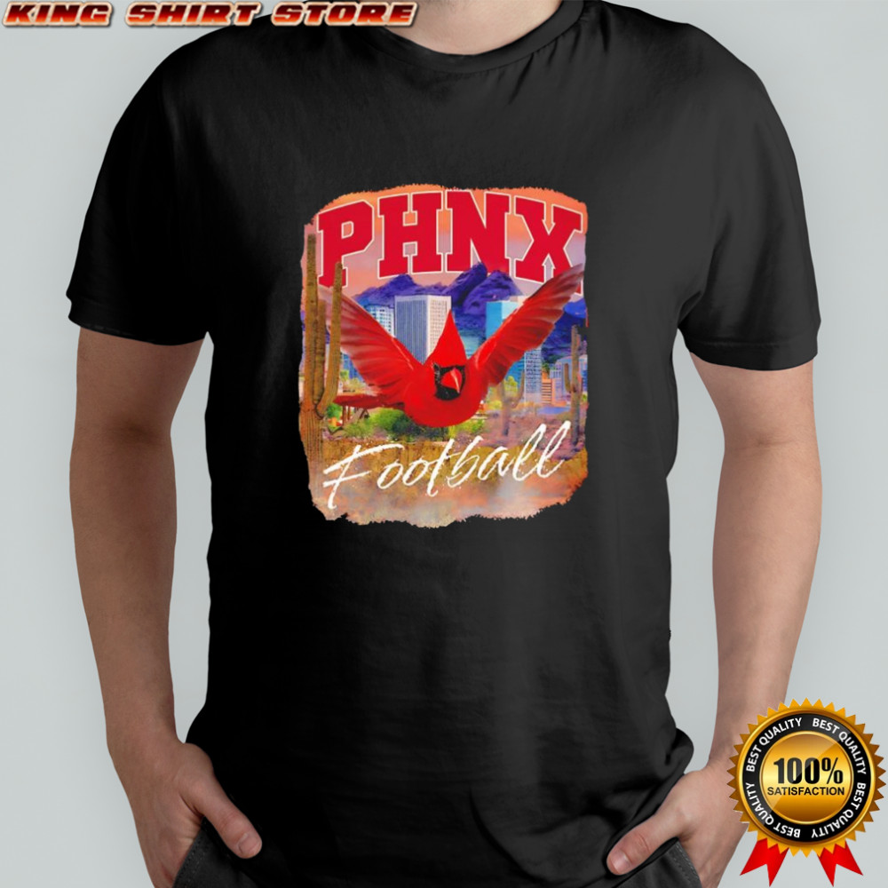 PHNX Cardinal City Phoenix Skyline Football shirt
